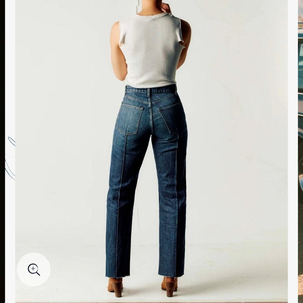 imogene + willie Women’s Straight Leg Jeans in Dark Indigo